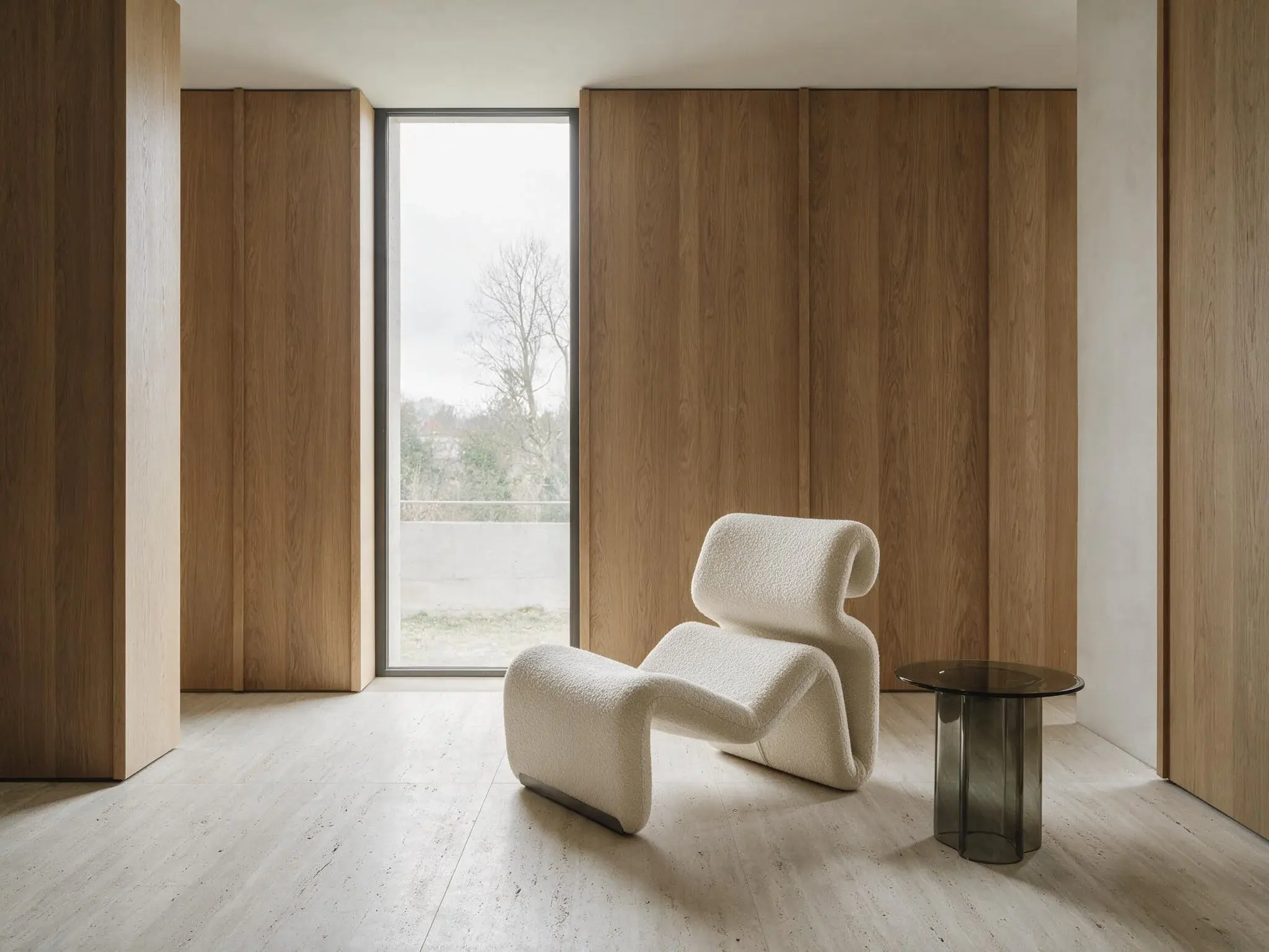 Contemporary reading room before a Seedream 5.0 Pro image edit